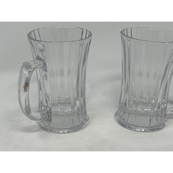 Vintage Expresso Turkish Coffee 4" Glass Mugs Juice Glasses Cups - Picture 2 of 7